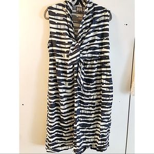 Mociun tie-front dress